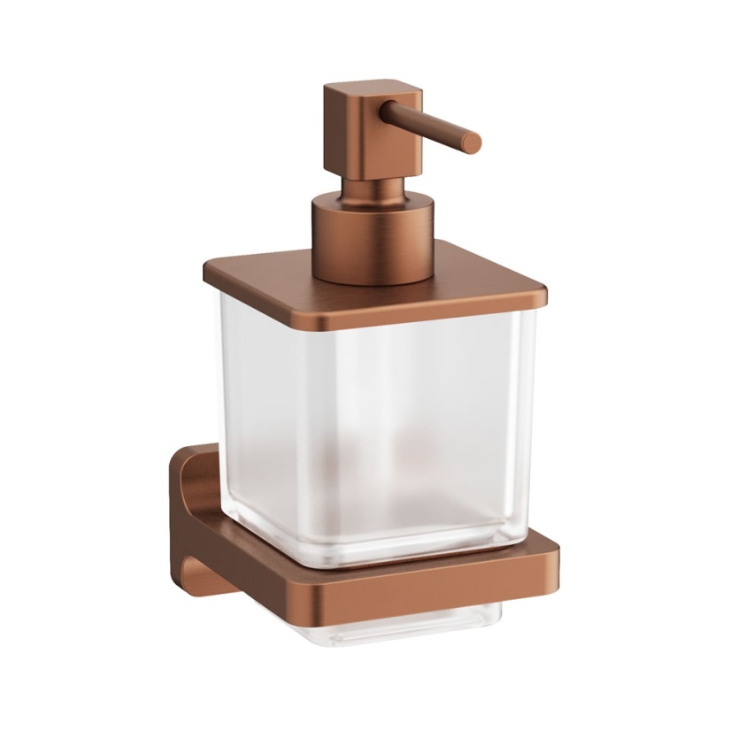 Cutout image of Crosswater Rotar Brushed Bronze Soap Dispenser